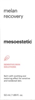 Se Mesoestetic Melan Recovery - Beroligende balsam til sensitiv og rød hud - 50 ml. - Reducerer rødme og følsom hud i ansigtet hos Staybeautiful