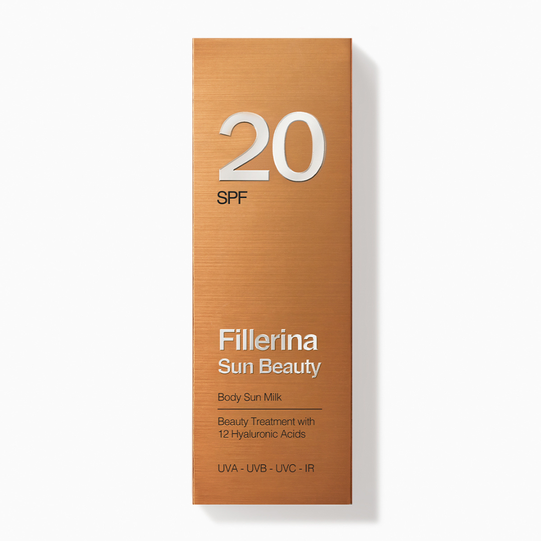 Fillerina Sun Beauty Body Milk, SPF 20 - 150 ml