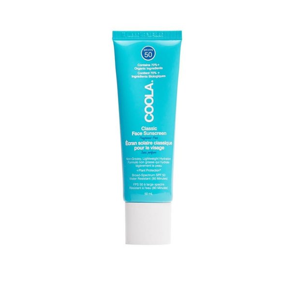 COOLA Classic Face Lotion Fragrance-Free SPF 50, 50 ml