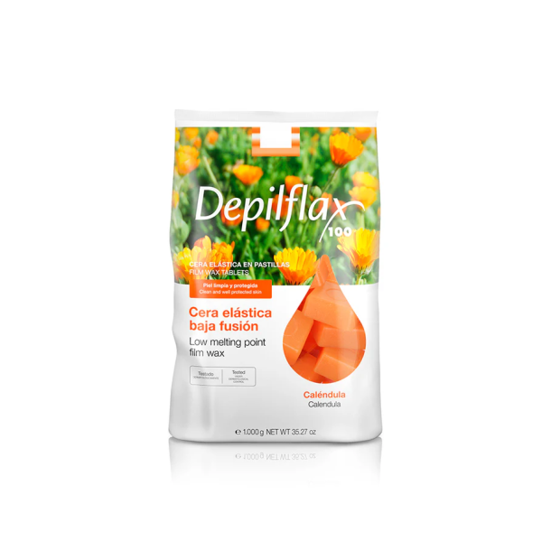 Depilflax Calendula Elastic Wax Tablets 1 kg
