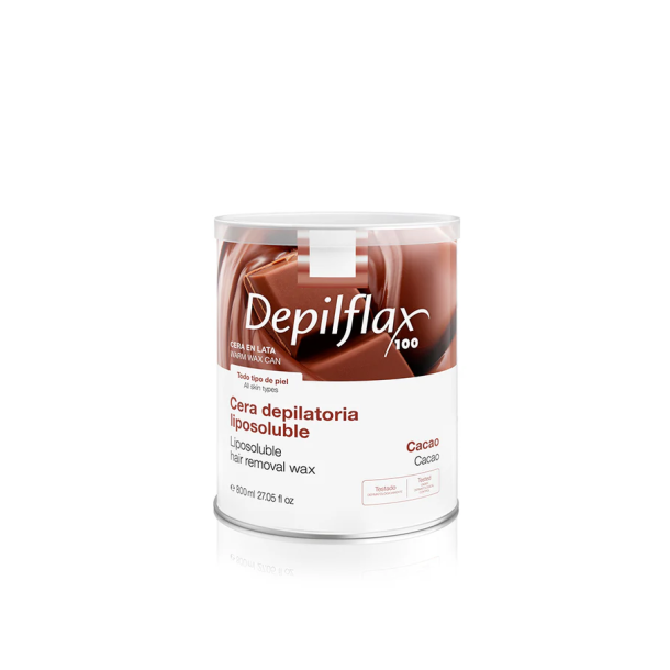 Depilflax Creamy Wax Can D100 Cacao 800 ml