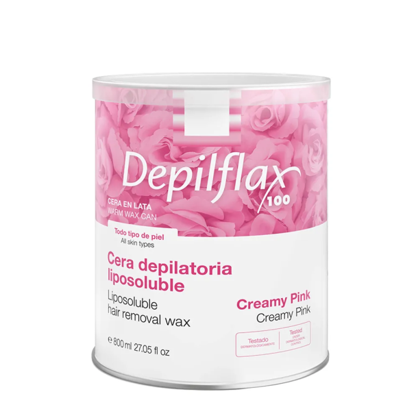 Depilflax Creamy Wax Can D100 Pink 800 ml