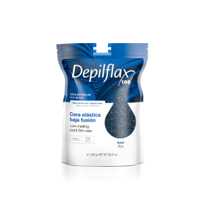 Depilflax Elastic Film Wax Pearls Blue 1 kg