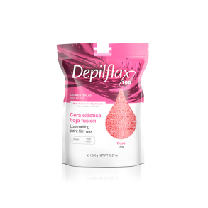Depilflax Elastic Film Wax Pearls Pink 1 kg