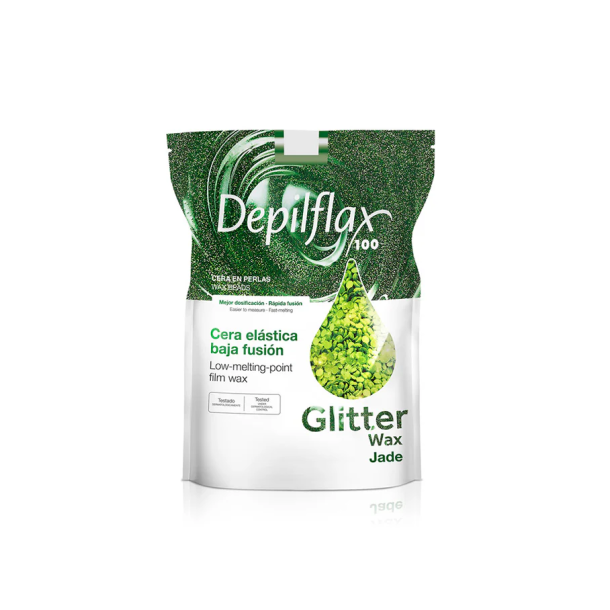 Depilflax Glitter Wax Pearls Jade 1 kg
