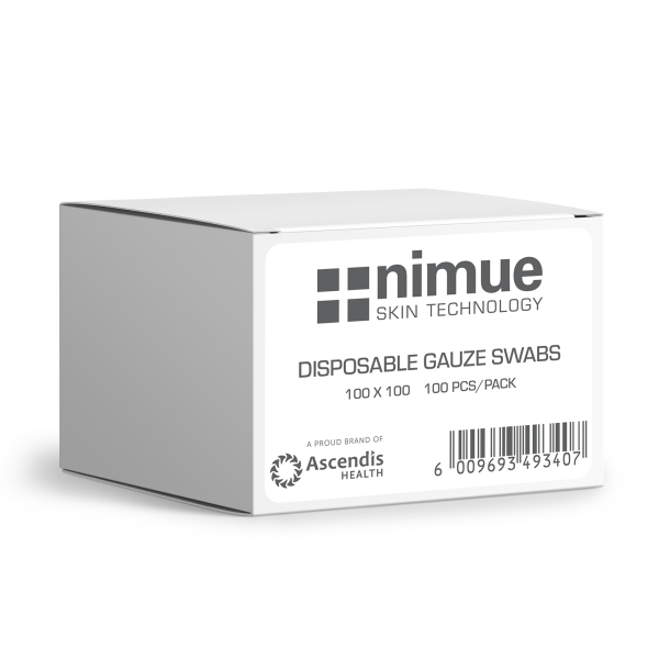 Nimue Gauze Swabs (100mm x 100mm) 100 stk