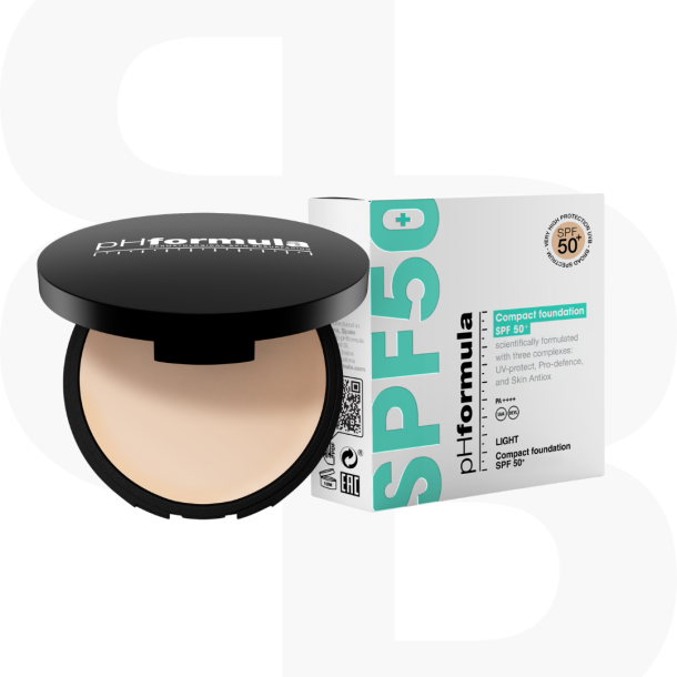 pHformula Compact foundation SPF 50+ Light Plus 10 g